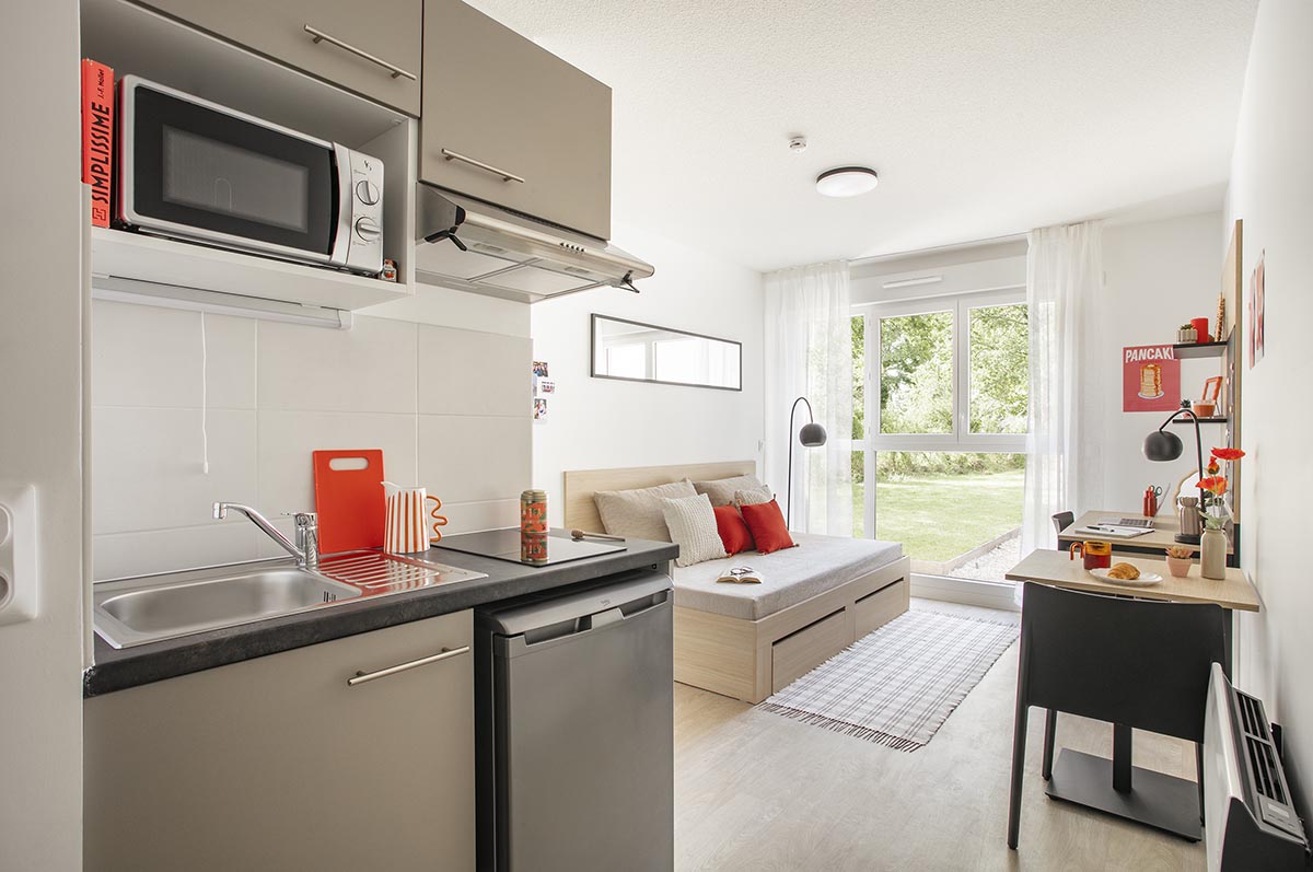 App. témoin de la résidence Lumen's à Villenave-d'Ornon — photo Les Belles Années